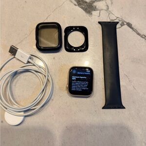 Apple Watch Series 6 44mm Rose Gold with Black Band GPS & Cellular